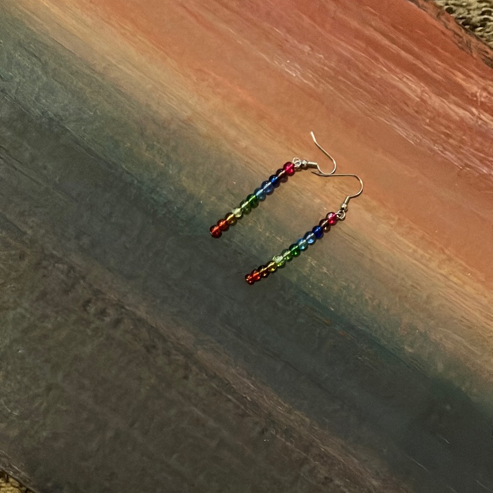 Rainbow earrings